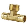 Apollo Pex 3/4 in. Brass PEX Barb x 3/4 in. Male Pipe Thread Adapter Tee APXMT34
